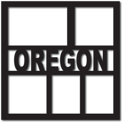Oregon - 5 Frames - Digital Cut File - SVG - INSTANT DOWNLOAD