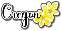 Oregon - Scrapbook Page Title Sticker