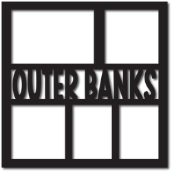 Outer Banks - 5 Frames - Digital Cut File - SVG - INSTANT DOWNLOAD