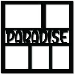 Paradise - 5 Frames - Digital Cut File - SVG - INSTANT DOWNLOAD