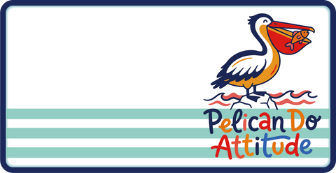 Pelican Do Attitude - Scrapbook Page Title Die Cut