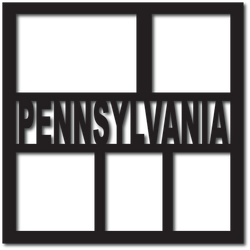 Pennsylvania - 5 Frames - Digital Cut File - SVG - INSTANT DOWNLOAD