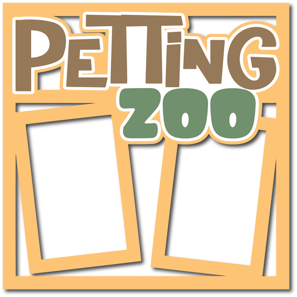 Petting Zoo - Layered Overlay - Digital Cut File - SVG - INSTANT DOWNLOAD