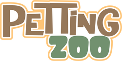 Petting Zoo - Scrapbook Page Title Sticker