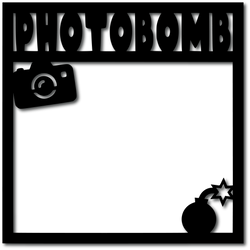 Photobomb - Digital Cut File - SVG - INSTANT DOWNLOAD