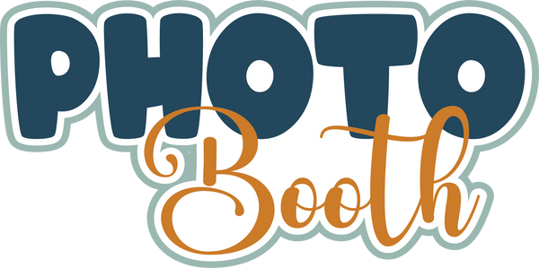Photo Booth - Scrapbook Page Title Die Cut