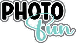Photo Fun - Scrapbook Page Title Die Cut