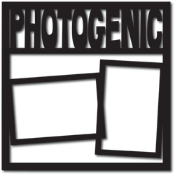 Photogenic - 2 Frames - Digital Cut File - SVG - INSTANT DOWNLOAD