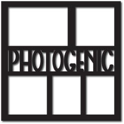 Photogenic - 5 Frames - Digital Cut File - SVG - INSTANT DOWNLOAD
