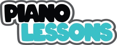 Piano Lessons - Digital Cut File - SVG - INSTANT DOWNLOAD