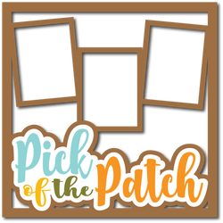 Pick of the Patch - 3 Frames  - Layered Overlay - Digital Cut File - SVG - INSTANT DOWNLOAD