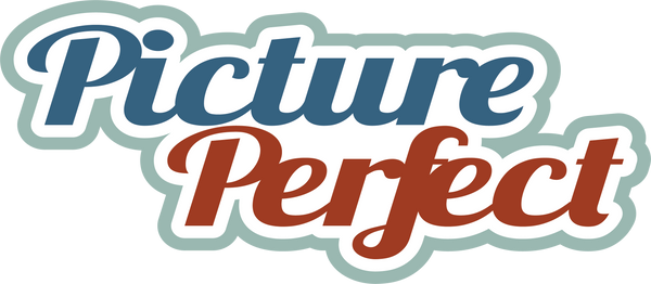 Picture Perfect - Scrapbook Page Title Die Cut