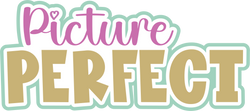 Picture Perfect - Scrapbook Page Title Sticker