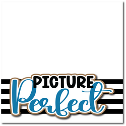 Picture Perfect  - Printed Premade Scrapbook Page 12x12 Layout