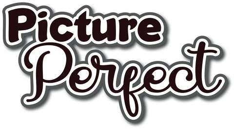 Picture Perfect - Scrapbook Page Title Die Cut