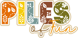 Piles of Fun - Scrapbook Page Title Sticker