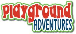 Playground Adventures - Scrapbook Page Title Sticker