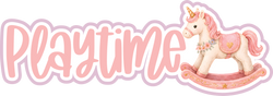 Playtime - Scrapbook Page Title Die Cut
