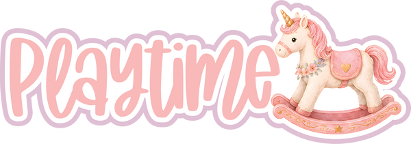 Playtime - Scrapbook Page Title Die Cut
