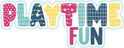 Playtime Fun - Scrapbook Page Title Sticker