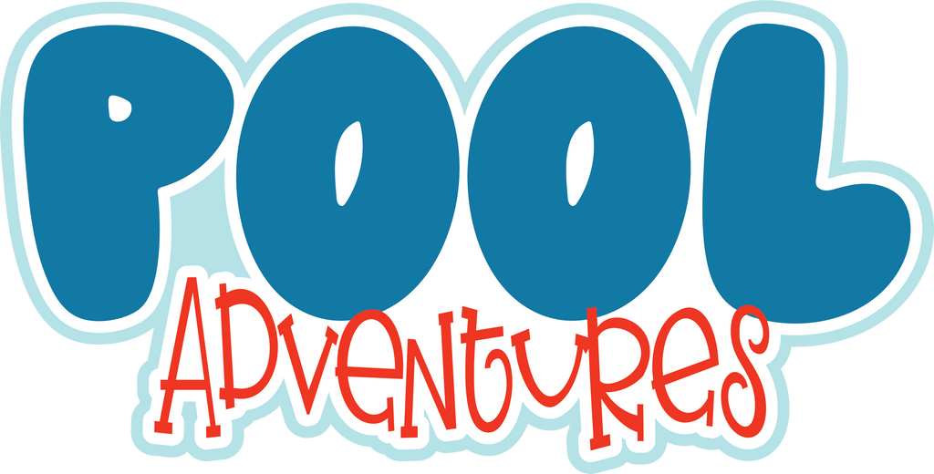 Pool Adventures - Scrapbook Page Title Sticker – Autumn's Crafty Corner