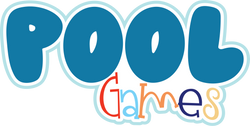 Pool Games - Scrapbook Page Title Die Cut