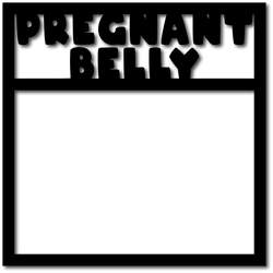 Pregnant Belly - Digital Cut File - SVG - INSTANT DOWNLOAD