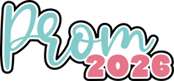 Prom 2026 - Scrapbook Page Title Sticker