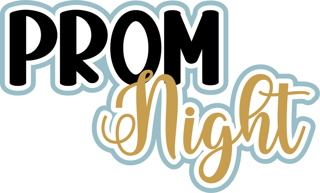 Prom Night - Scrapbook Page Title Sticker β Autumn's Crafty Corner