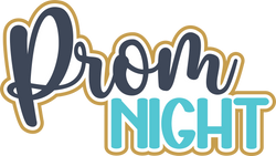 Prom Night - Scrapbook Page Title Sticker