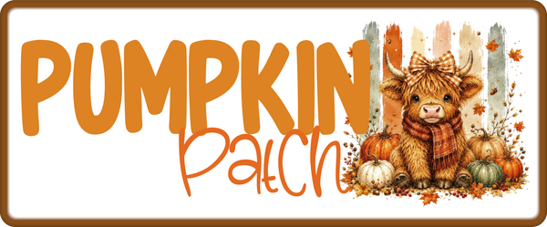 Pumpkin Patch - Scrapbook Page Title Sticker