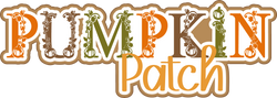 Pumpkin Patch - Scrapbook Page Title Sticker