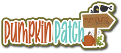 Pumpkin Patch - Scrapbook Page Title Sticker