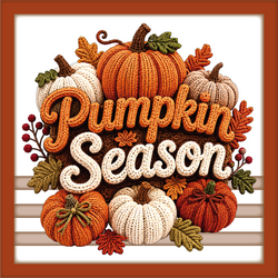 Pumpkin Season - Scrapbook Page Title Sticker