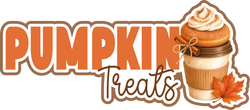 Pumpkin Treats - Scrapbook Page Title Die Cut