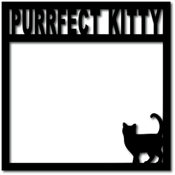 Purrfect Kitty - Digital Cut File - SVG - INSTANT DOWNLOAD