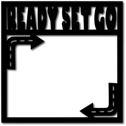 Ready Set Go - Digital Cut File - SVG - INSTANT DOWNLOAD