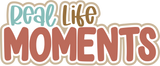 Real Life Moments - 6 Frames - Scrapbook Page Layered Overlay Kit