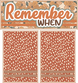 Remember When - Scrapbook Page Photo Mat Set