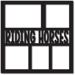 Riding Horses - 5 Frames - Digital Cut File - SVG - INSTANT DOWNLOAD