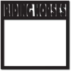 Riding Horses - Digital Cut File - SVG - INSTANT DOWNLOAD