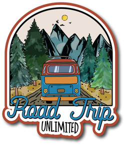 Road Trip Unlimited - Scrapbook Page Title Sticker