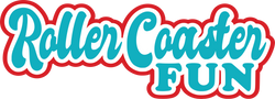 Roller Coaster Fun - Digital Cut File - SVG - INSTANT DOWNLOAD