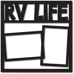 RV Life - 2 Frames - Digital Cut File - SVG - INSTANT DOWNLOAD
