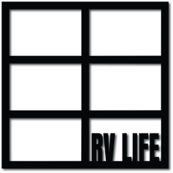RV Life - 6 Frames - Digital Cut File - SVG - INSTANT DOWNLOAD