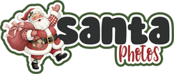 Santa Photos - Scrapbook Page Title Sticker