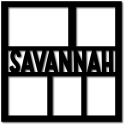 Savannah - 5 Frames - Digital Cut File - SVG - INSTANT DOWNLOAD