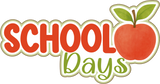 School Days - Scrapbook Single Page Kit