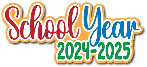 School Year 2024-2025 - Scrapbook Page Title Sticker