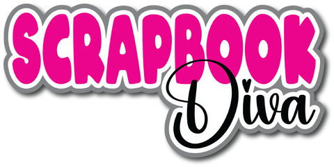 Scrapbook Diva - Scrapbook Page Title Sticker